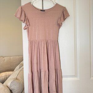 Oliva Rae: Flutter Sleeve Babydoll Dress